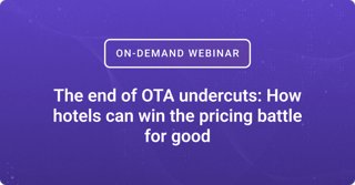 The end of OTA undercuts: How hotels can win the pricing battle for good