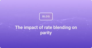 The impact of rate blending on parity