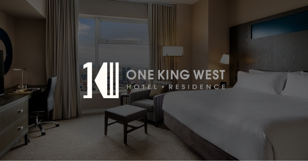 One King West Hotels & Residences logo overlayed on property image