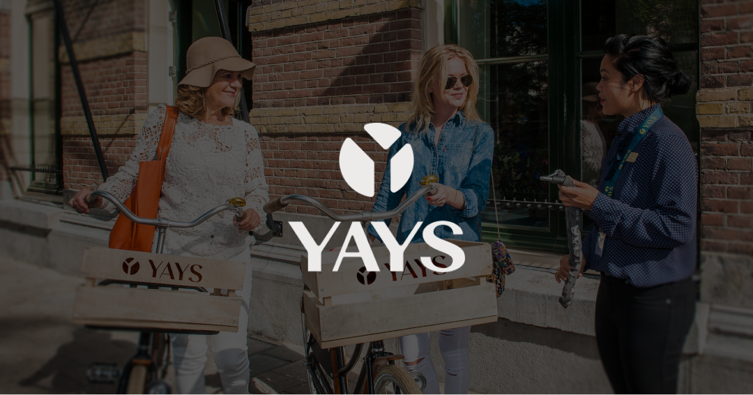 Hotel guests at Yays in Amsterdam going for a bike ride