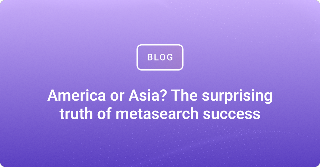 America or Asia? The surprising truth of metasearch success